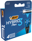 Tuotekuva: BIC varaterä Hybrid Flex 3 4kpl
