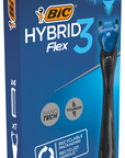 Tuotekuva: BIC systeemiterä Hybrid Flex 3 + 4kpl vaihtoteriä