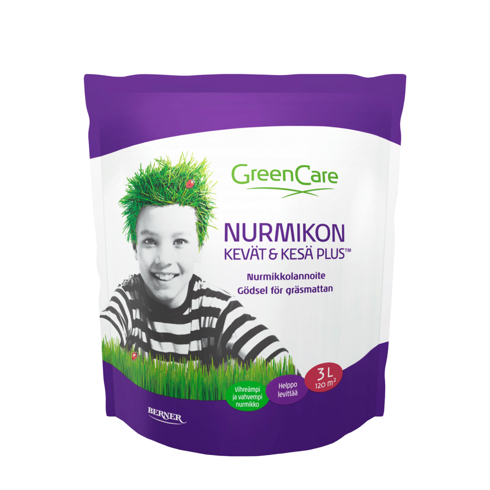 Tuotekuva: GreenCare Nurmikon Kevät & Kesä PLUS 3L