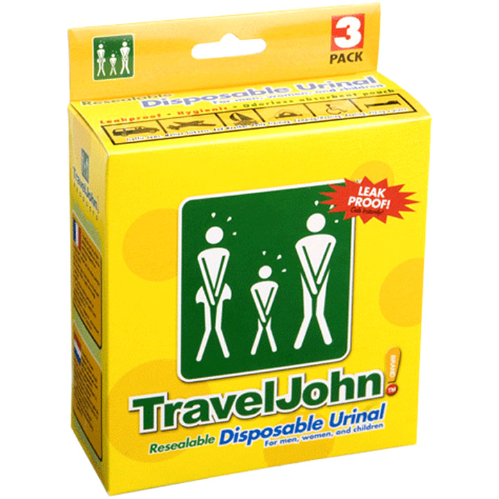 Tuotekuva: Travel John, kertakäyttöinen matkavirtsapullo, tuotetunnus 66918B