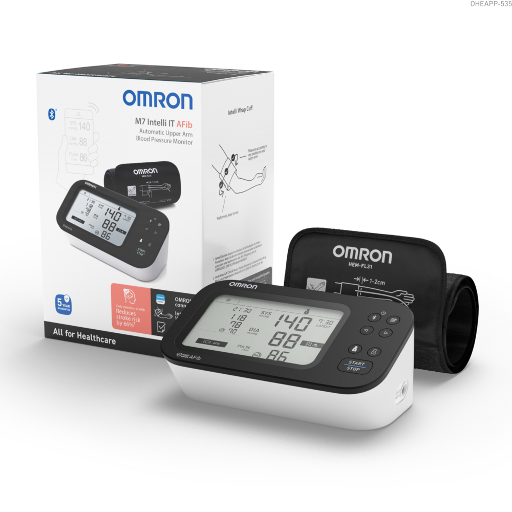 Tuotekuva: Omron® M7 Intelli IT AFib olkavarsiverenpainemittari