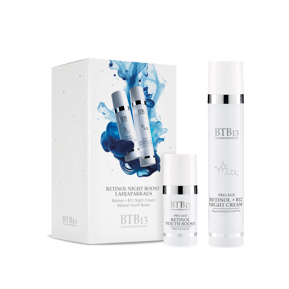 Tuotekuva: BTB13 RETINOL NIGHT BOOST LAHJAPAKKAUS