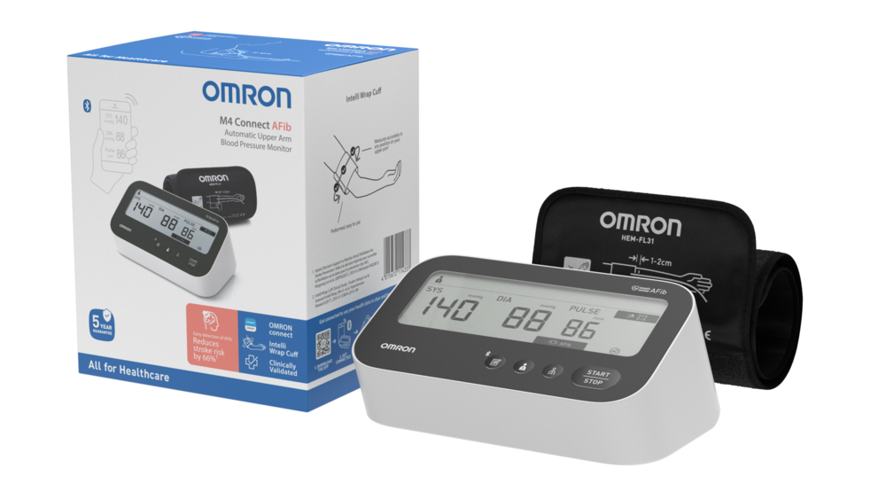 Tuotekuva: Omron® M4 Connect AFib olkavarsiverenpainemittari