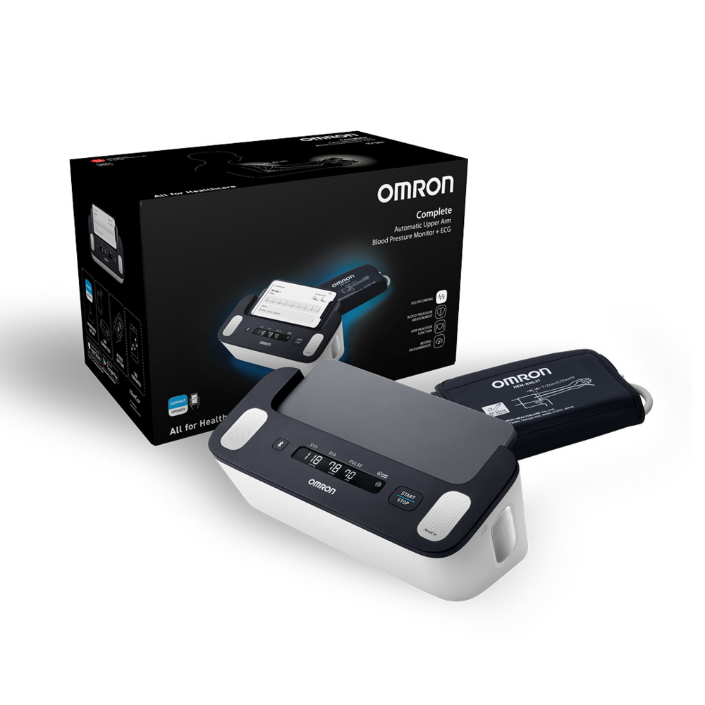 Tuotekuva: Omron® Complete™ EKG- ja olkavarsiverenpainemittari, 2-in-1 
