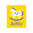 Ainu logo valkoisella taustalla
