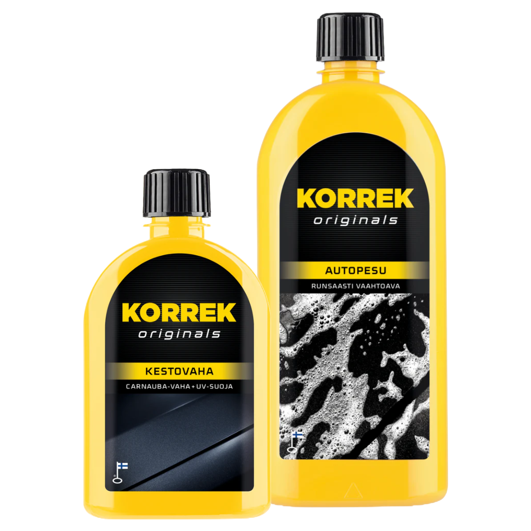 Korrek Bundle: Korrek originals Autopesu ja Kestovaha