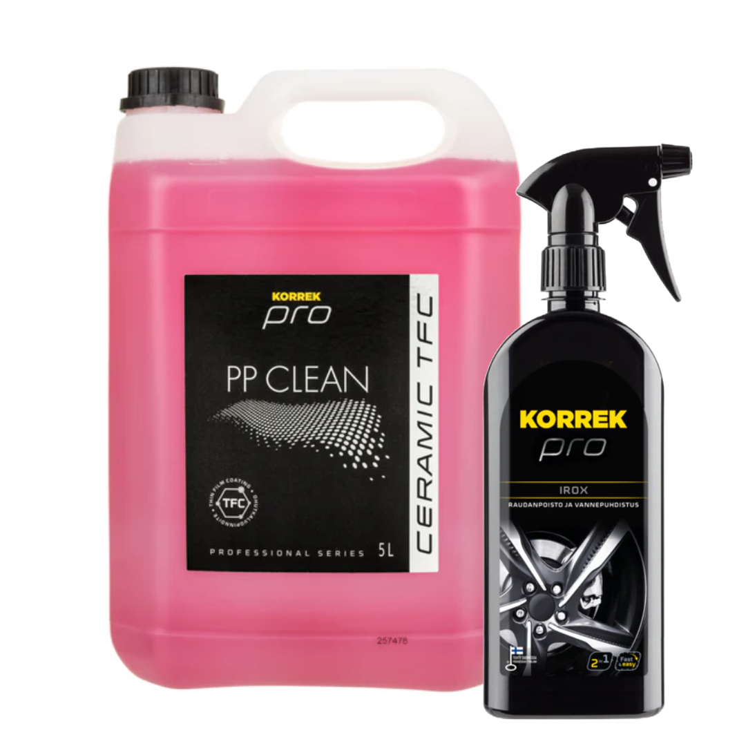Korrek bundle: Korrek Pro Caramic Wax ja PP Clean