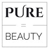 Pure=Beauty logo valkoisella taustalla
