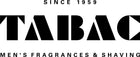 Tabac since 1959 Men's fragrances & shaving logo valkoisella taustalla