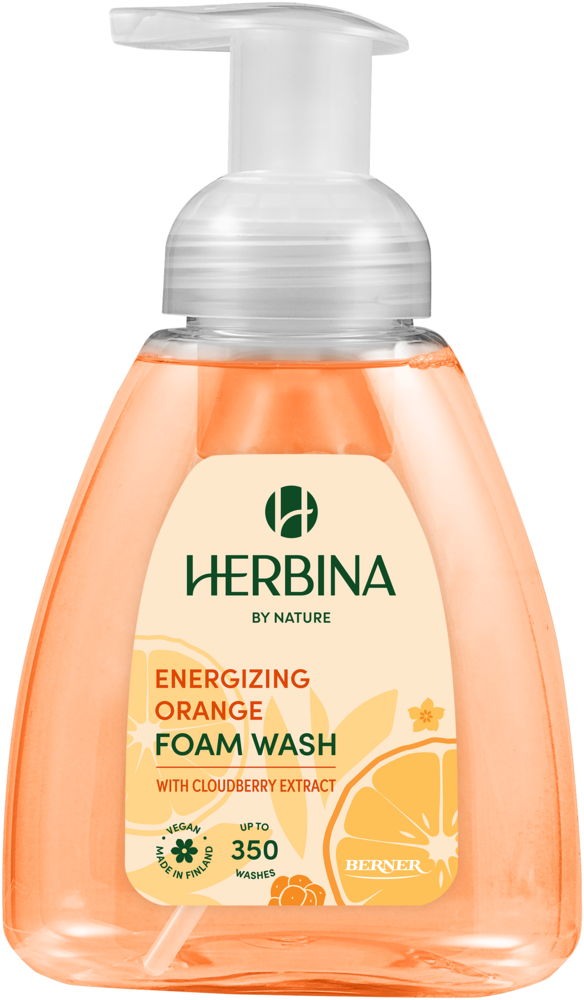 Tuotekuva: Herbina 300ml vaahtosaippua Energizing Orange